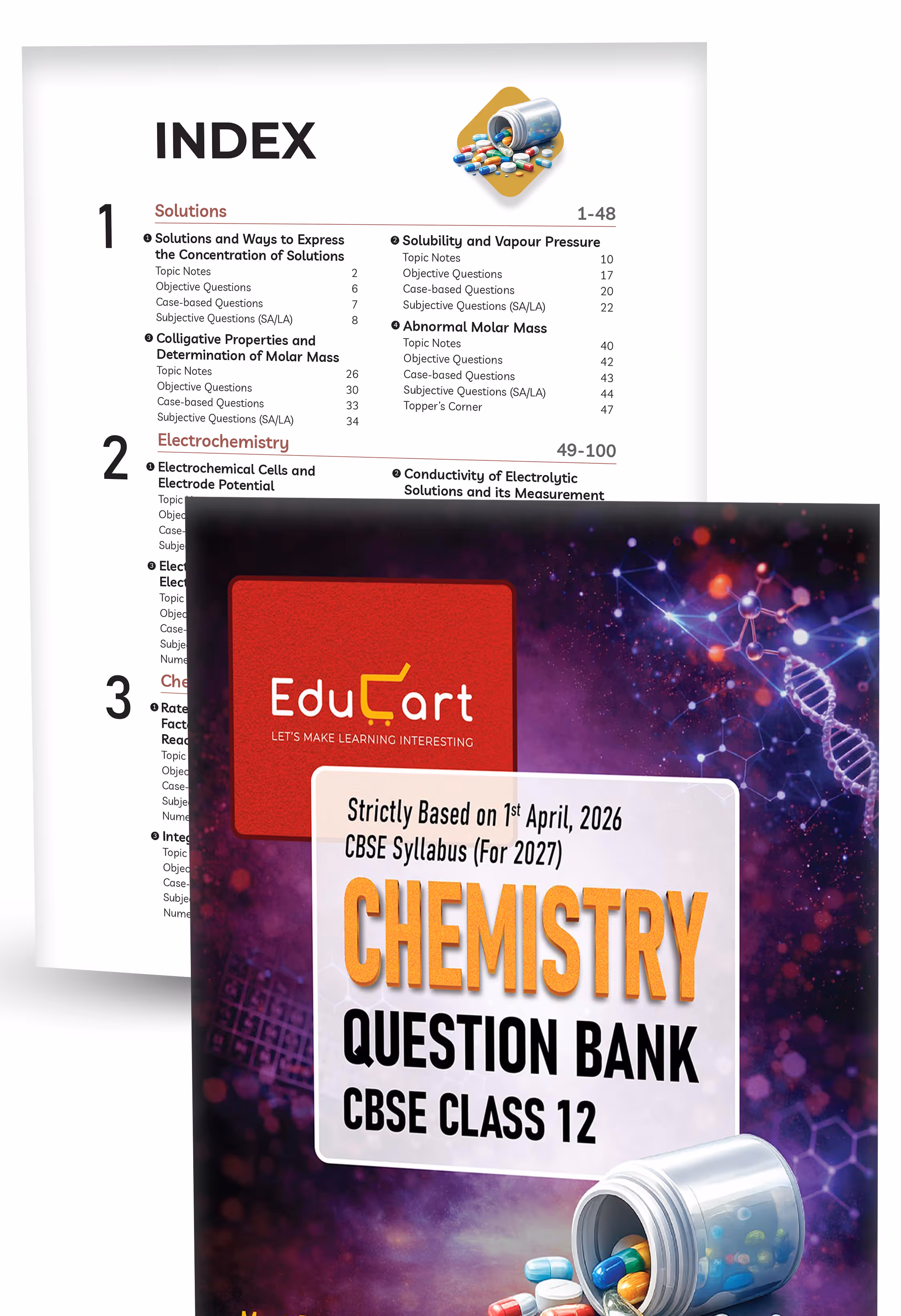 Educart CBSE Class 12 Question Bank Combo 2026–27 | Physics, Chemistry & Mathematics | Chapterwise PYQs, Competency-Based & Case-Based Qs | 2027 Syllabus