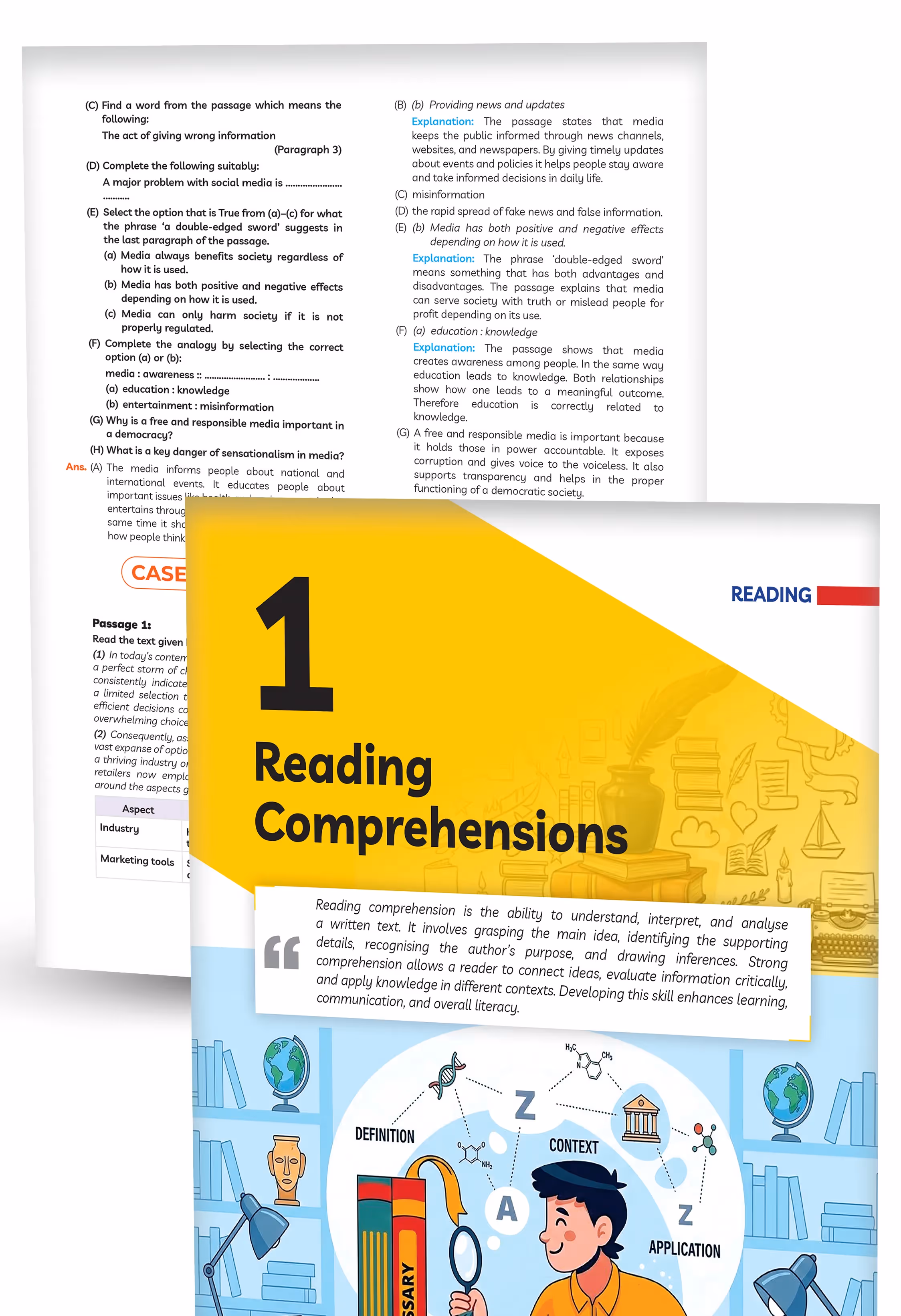 Educart CBSE Class 10 English Question Bank 2026-27 | Chapterwise, Case-Based & Competency-Based Qs | Unit Test Worksheets, Notes & Visuals | NCERT Based CBSE 2027