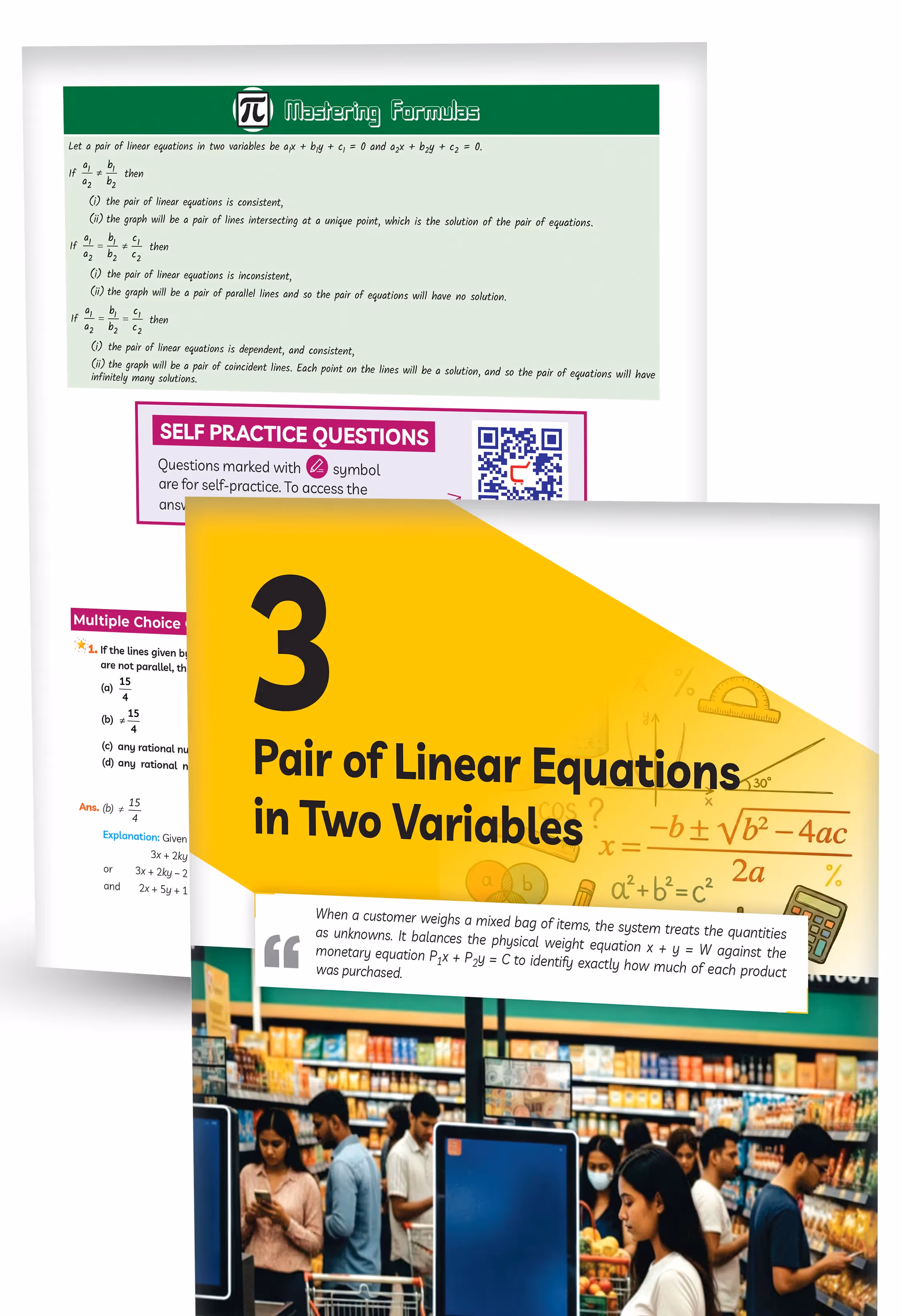 Educart CBSE Class 10 Mathematics Question Bank 2026-27 | Chapterwise, Case-Based & Competency-Based Questions | Unit Test Worksheets, Notes & Visuals | NCERT Based CBSE 2027