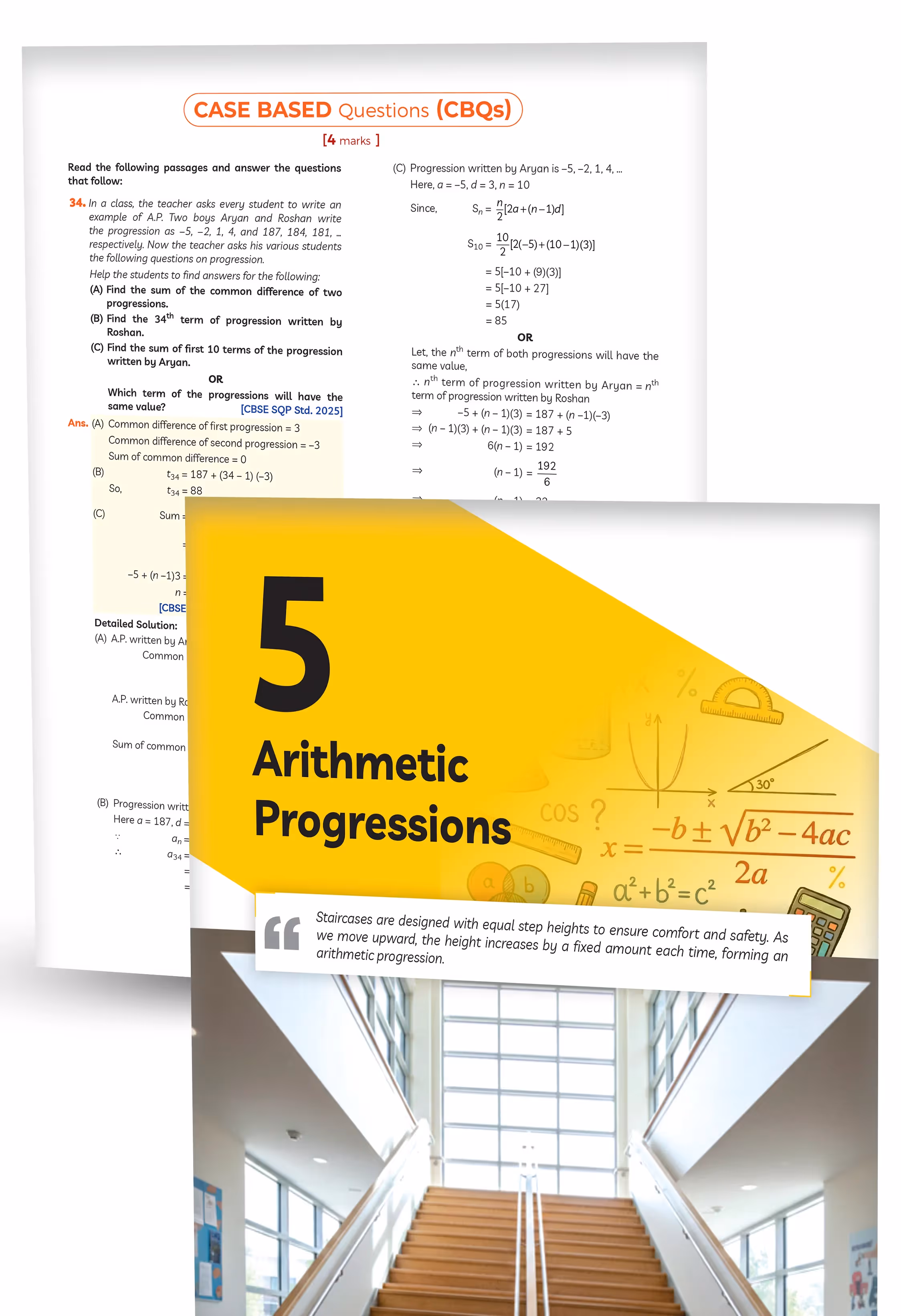 Educart CBSE Class 10 Mathematics Question Bank 2026-27 | Chapterwise, Case-Based & Competency-Based Questions | Unit Test Worksheets, Notes & Visuals | NCERT Based CBSE 2027