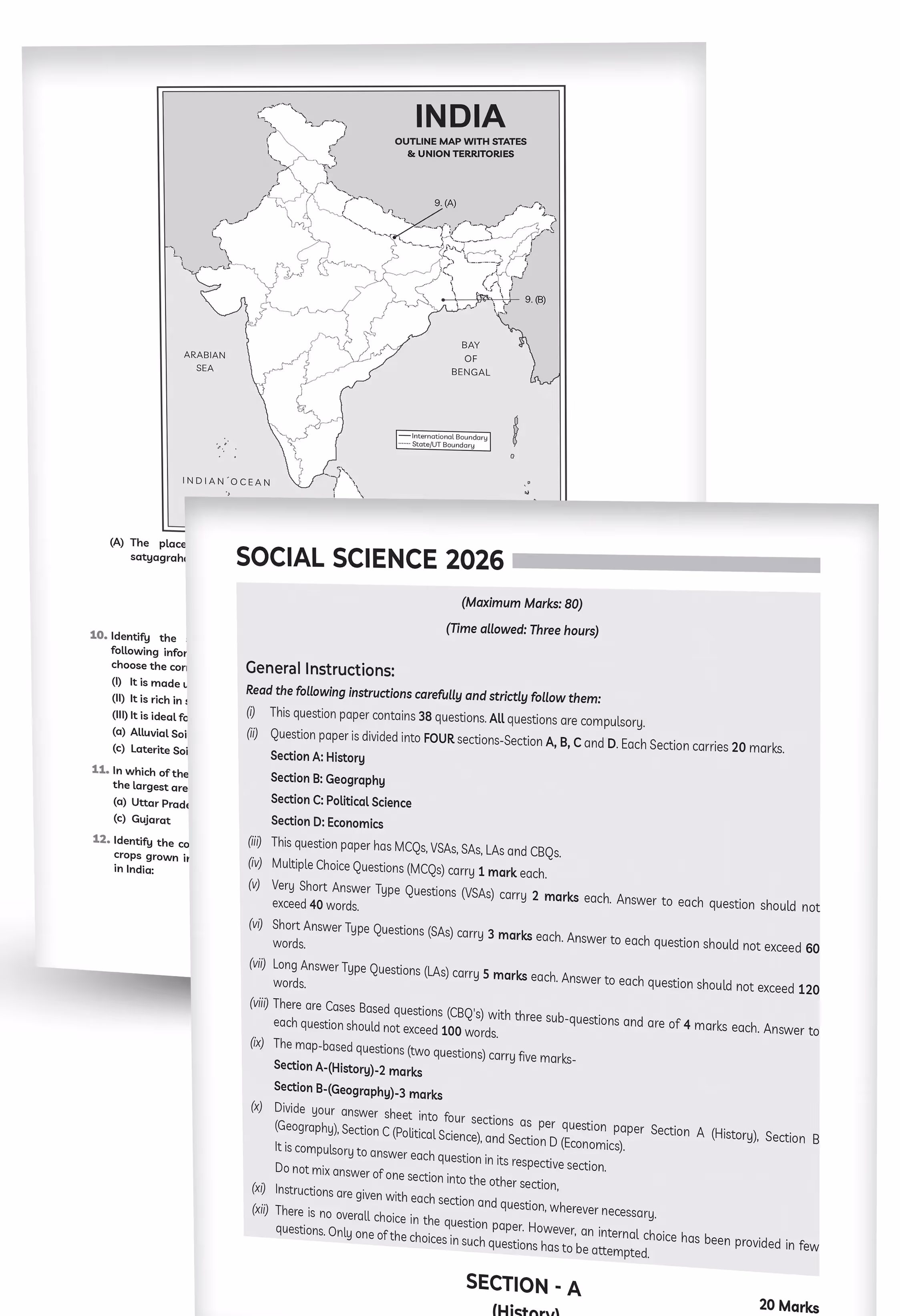 Educart CBSE Class 10 Granth 2027 Boards | 10 Years Solved Papers (2016–2026) | PYQs, NCERT Theory & Detailed Solutions