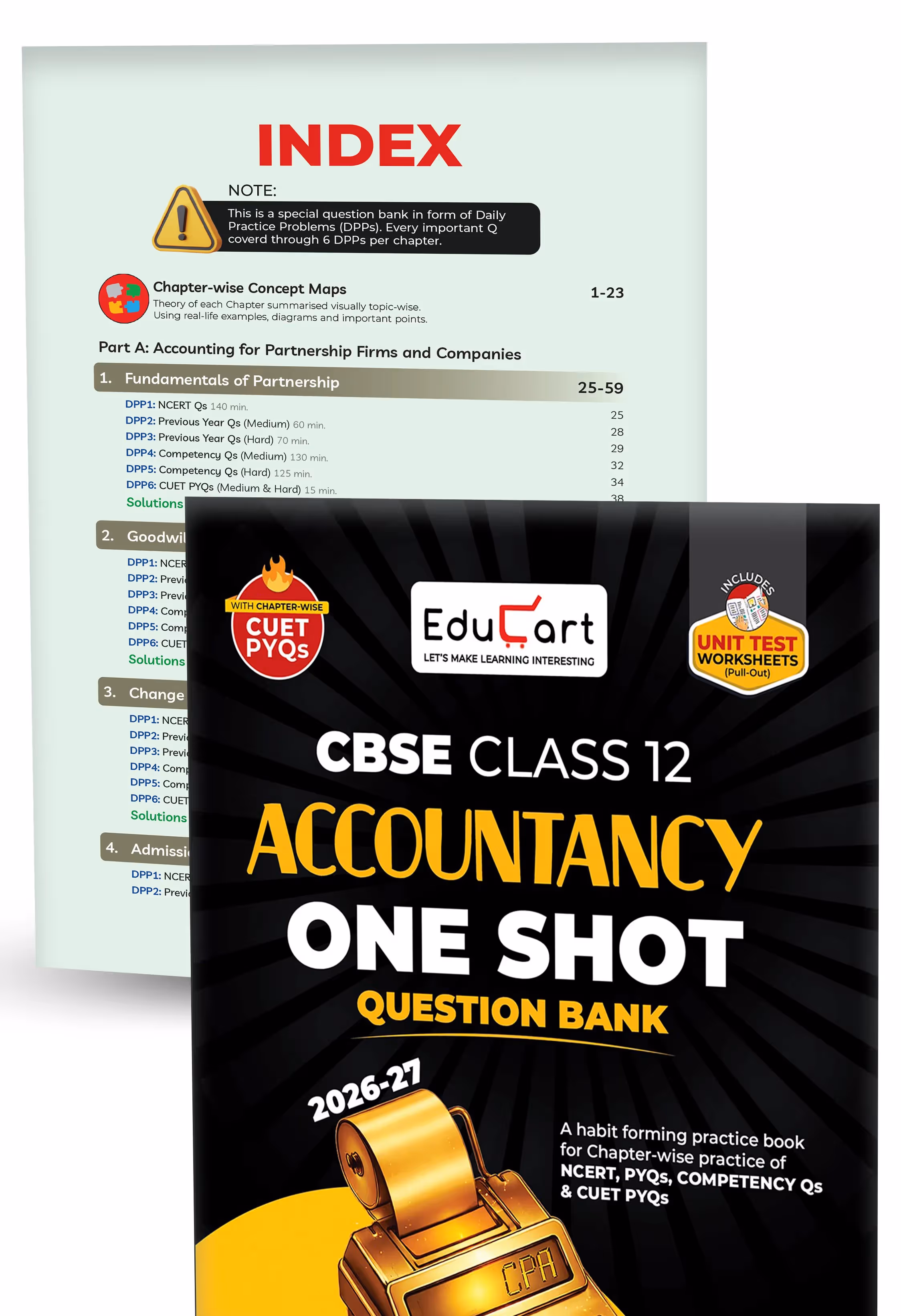 Educart CBSE Class 12 One Shot Question Bank Accountancy, Business Studies, Economics and English 2026–27 (Set of 4 Books) | NCERT Questions, PYQs & Competency-Based Qs | CBSE Board 2027