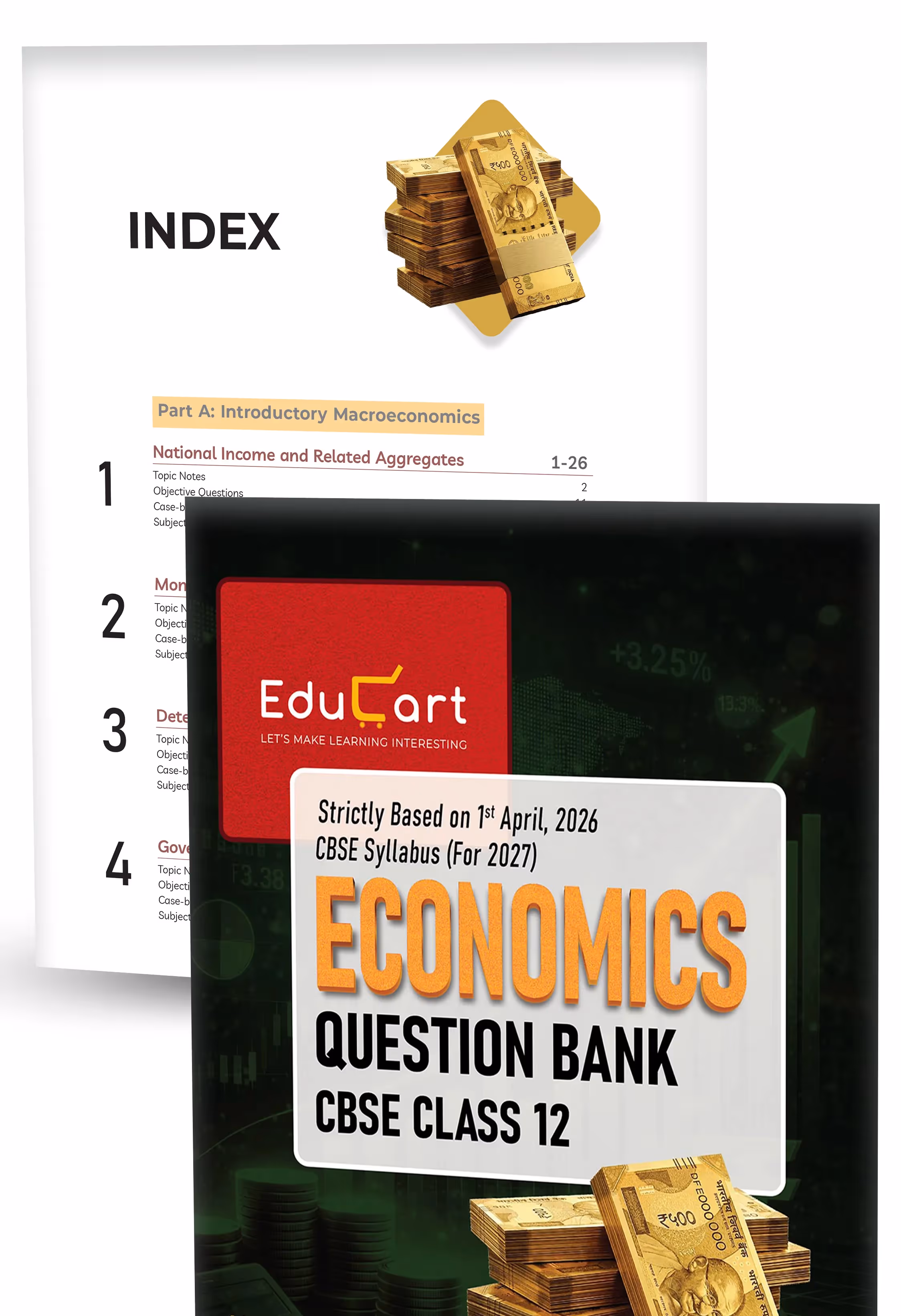 Educart CBSE Class 12 Question Bank Combo 2026–27 | Accountancy, Business Studies, Economics & English | Chapterwise PYQs, Competency-Based & Case-Based Qs | 2027 Syllabus