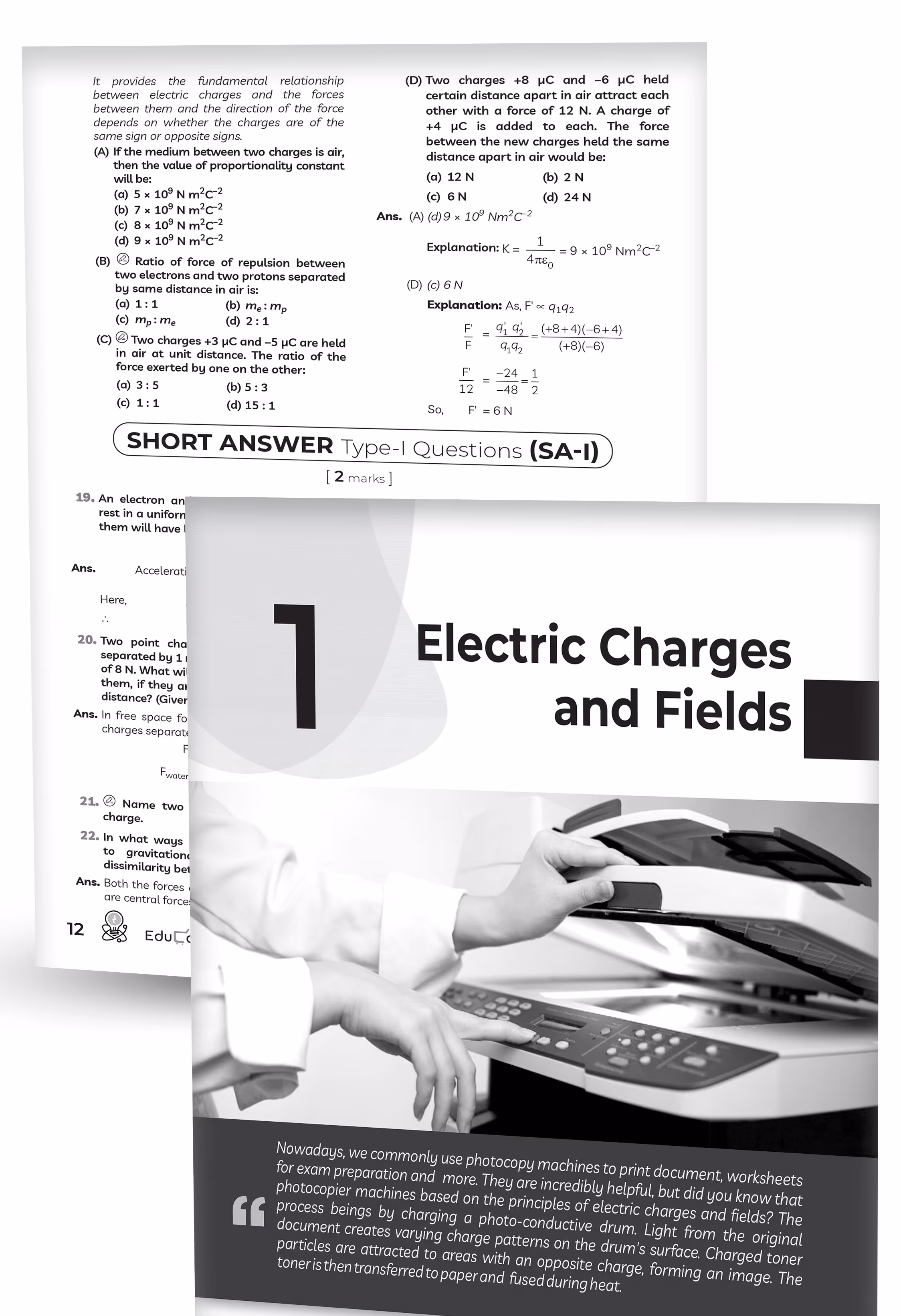 Educart CBSE Class 12 Physics Question Bank 2026–27 | 2027 Syllabus | Chapter-wise PYQs, MCQs, Case-Based Qs, Numericals & Notes | NCERT-Based