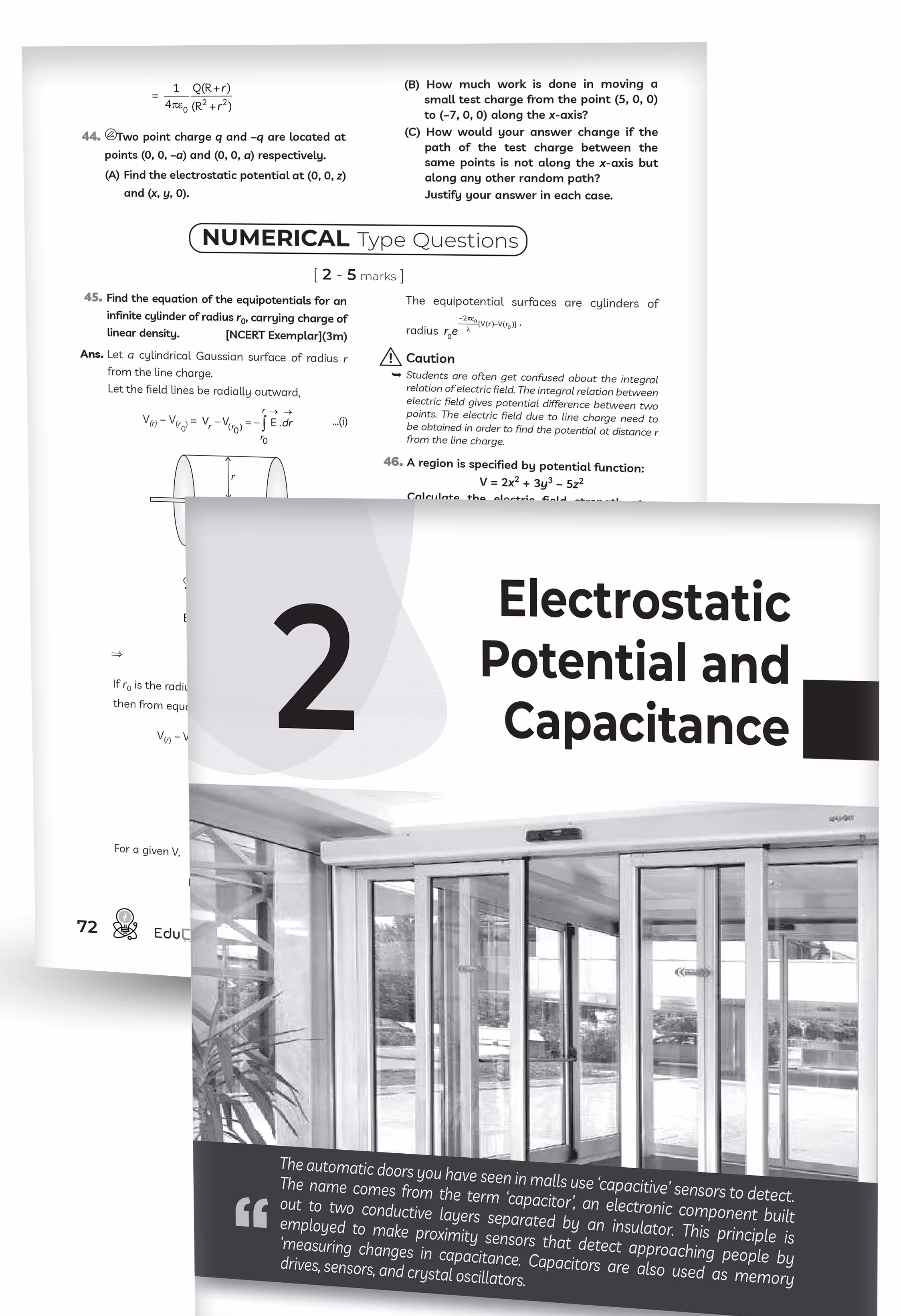 Educart CBSE Class 12 Physics Question Bank 2026–27 | 2027 Syllabus | Chapter-wise PYQs, MCQs, Case-Based Qs, Numericals & Notes | NCERT-Based