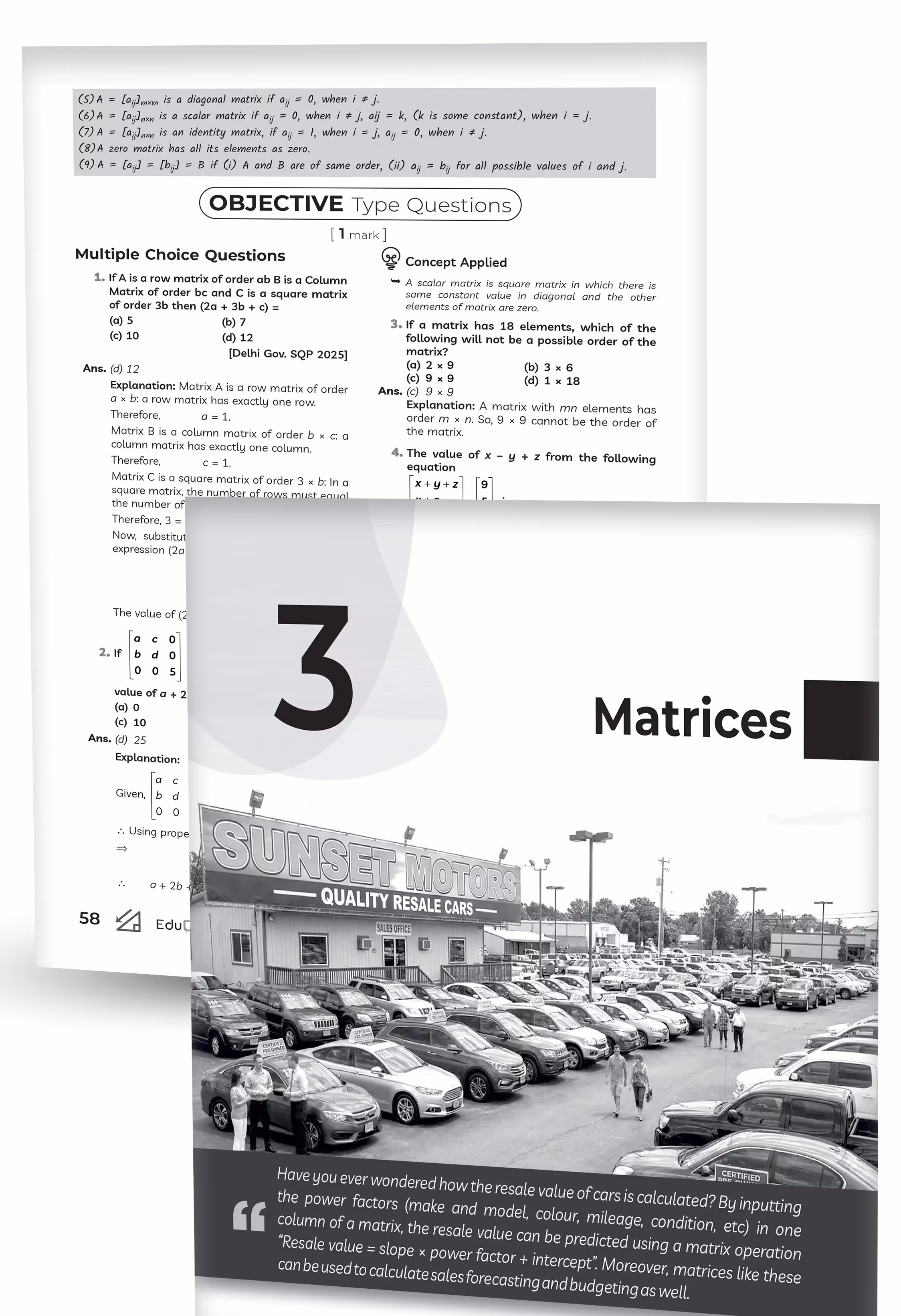Educart CBSE Class 12 Mathematics Question Bank 2026–27 | 2027 Syllabus | Chapter-wise PYQs, MCQs, Case-Based Qs & Competency-Based Qs | NCERT-Based