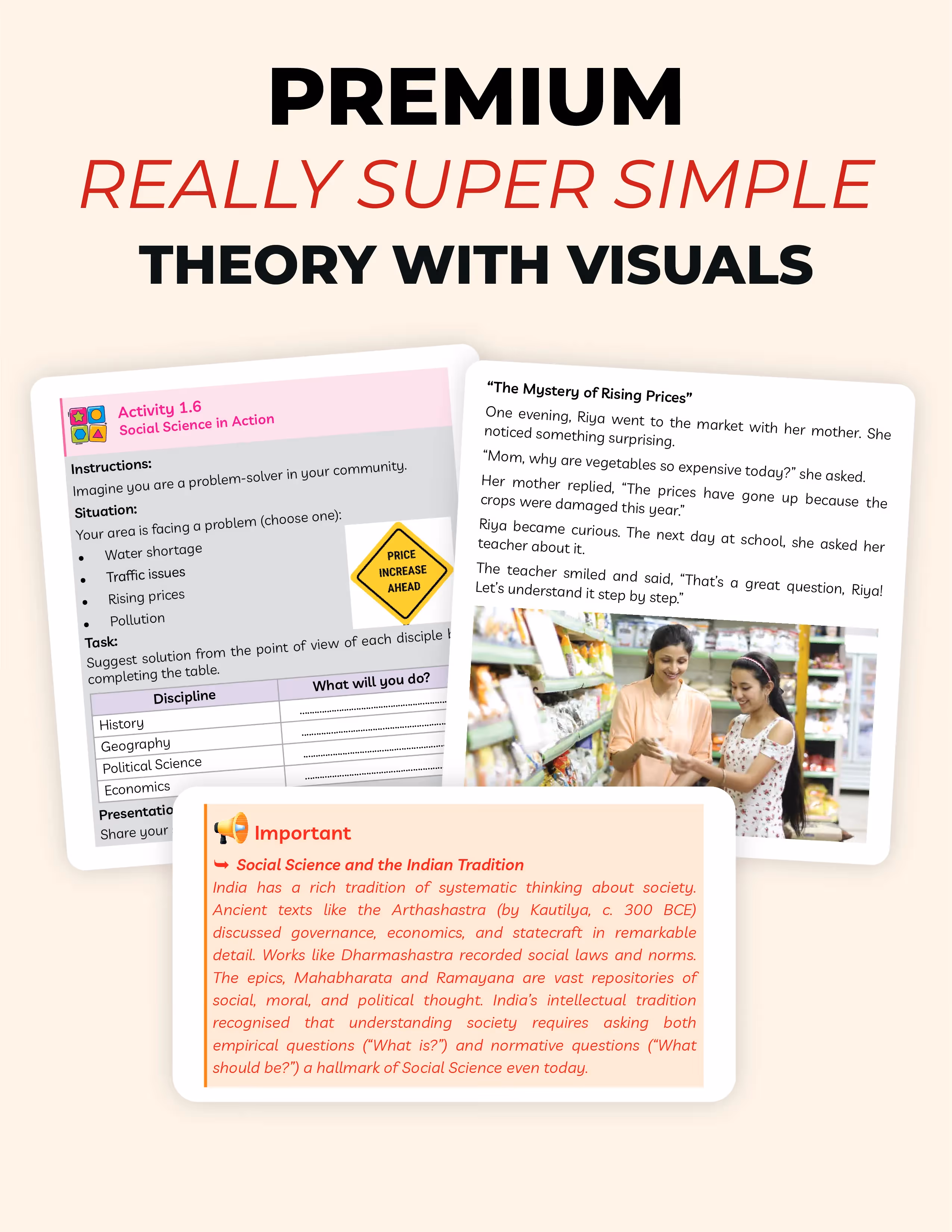 Educart CBSE Class 9 Social Science (SST) Question Bank 2026-27 | Understanding Soc. India & Beyond PART-1 | Most Important Reference Book for 2027 (with worksheets & sample papers extra)