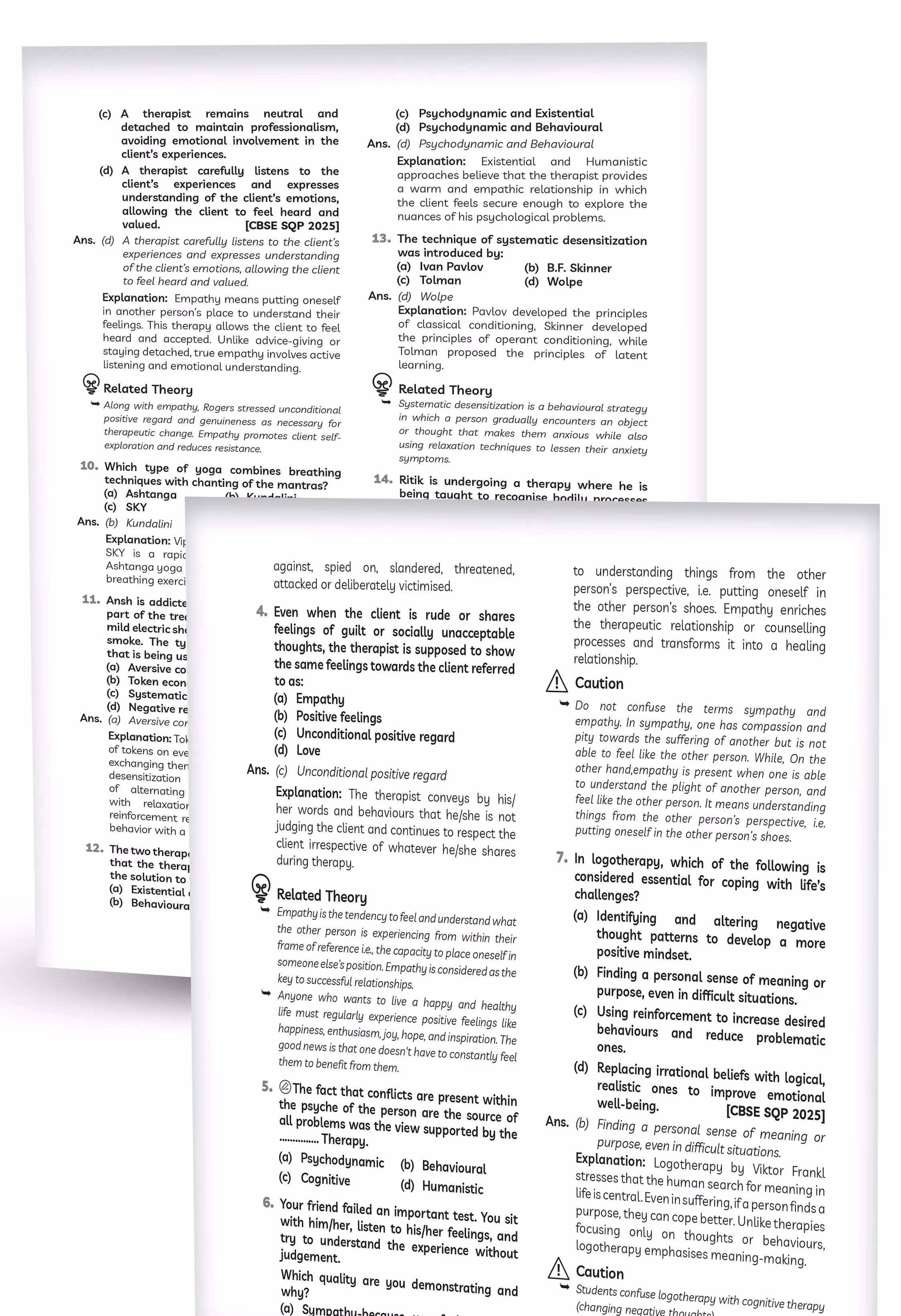 Educart CBSE Class 12 Psychology Question Bank 2026-27 (Strictly Based on Latest Syllabus for 2027 Exam)