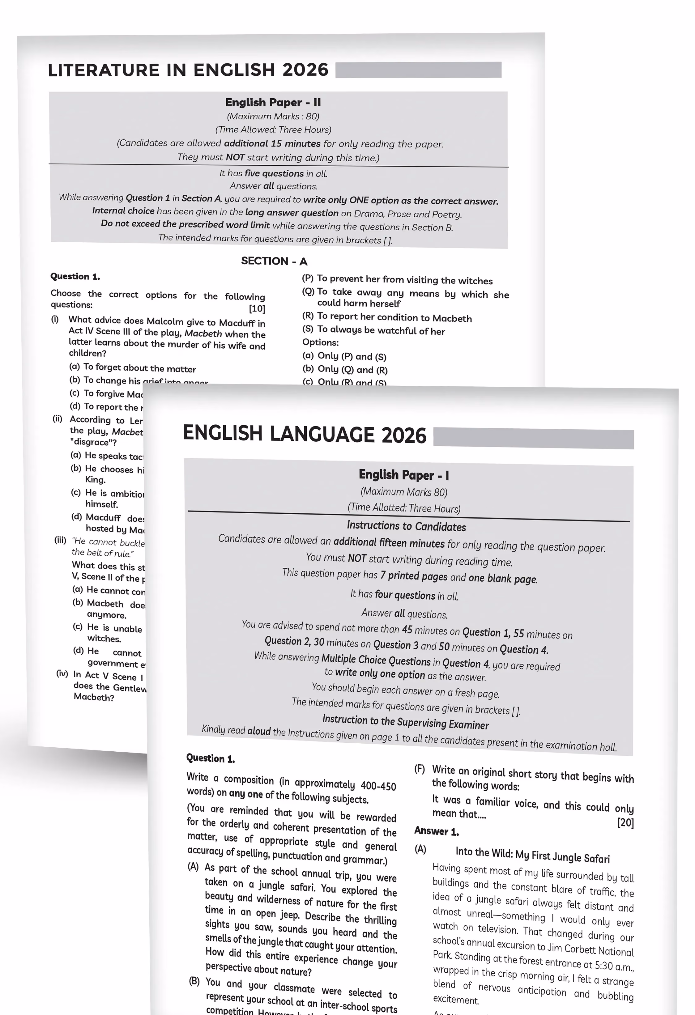 Educart 10 Years ISC Class 12 Solved Papers All Subjects SCIENCE (2016-2026) for 2027 | English, Mathematics, Physics, Chemistry, Biology, Computer Science, Hindi & Physical Education Detailed Explanations for All Objective Questions for Board Exam