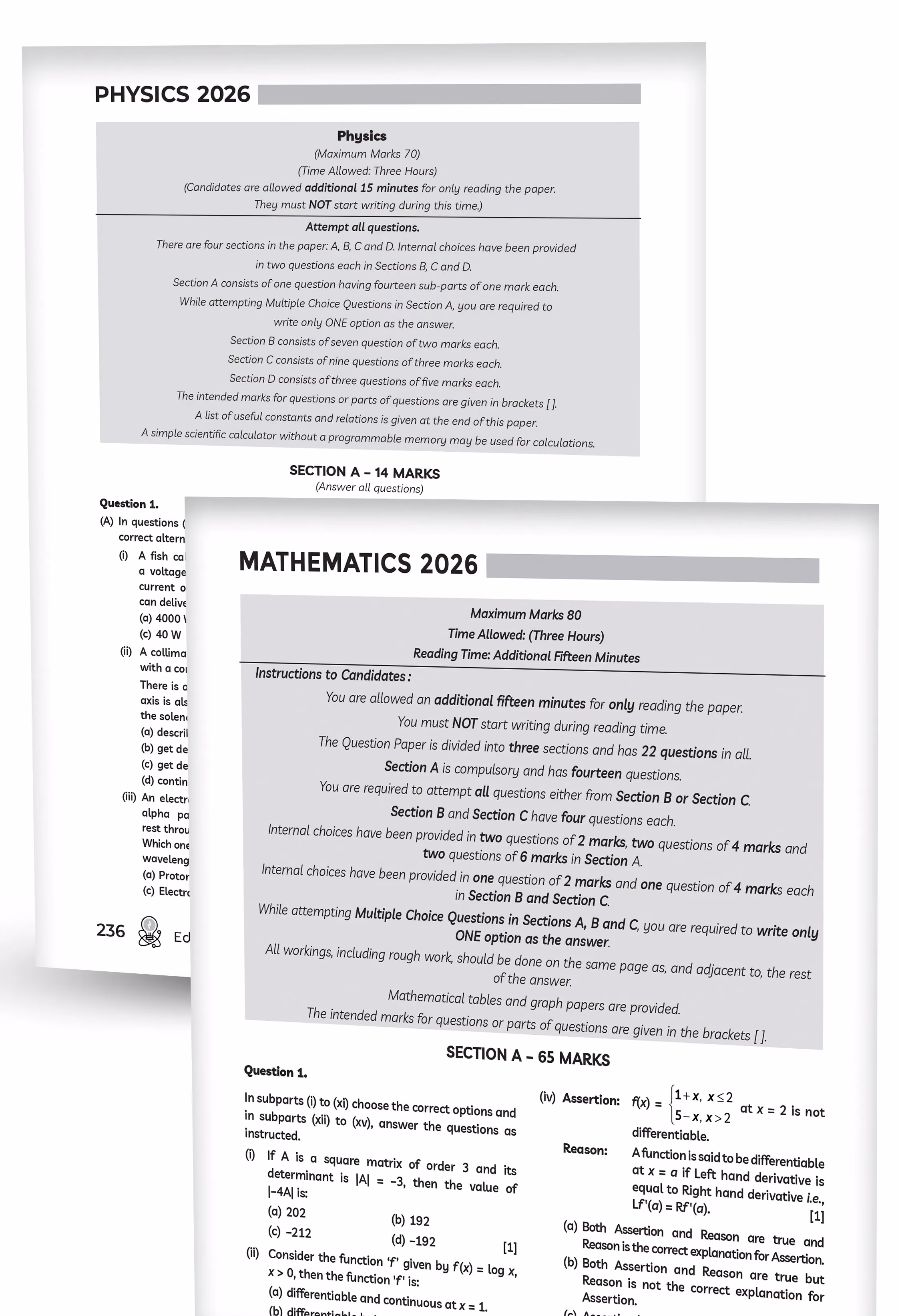 Educart 10 Years ISC Class 12 Solved Papers All Subjects SCIENCE (2016-2026) for 2027 | English, Mathematics, Physics, Chemistry, Biology, Computer Science, Hindi & Physical Education Detailed Explanations for All Objective Questions for Board Exam