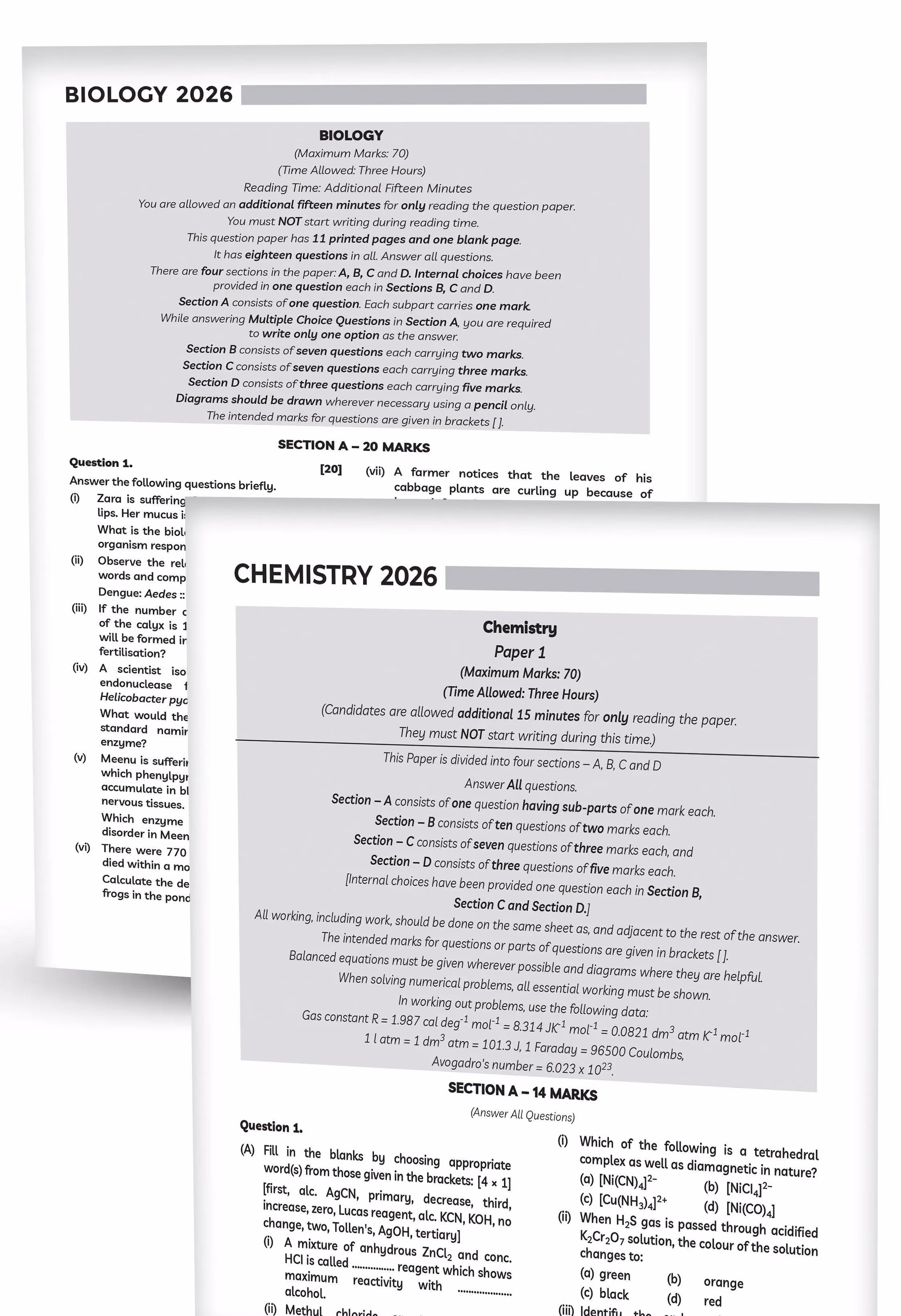 Educart 10 Years ISC Class 12 Solved Papers All Subjects SCIENCE (2016-2026) for 2027 | English, Mathematics, Physics, Chemistry, Biology, Computer Science, Hindi & Physical Education Detailed Explanations for All Objective Questions for Board Exam