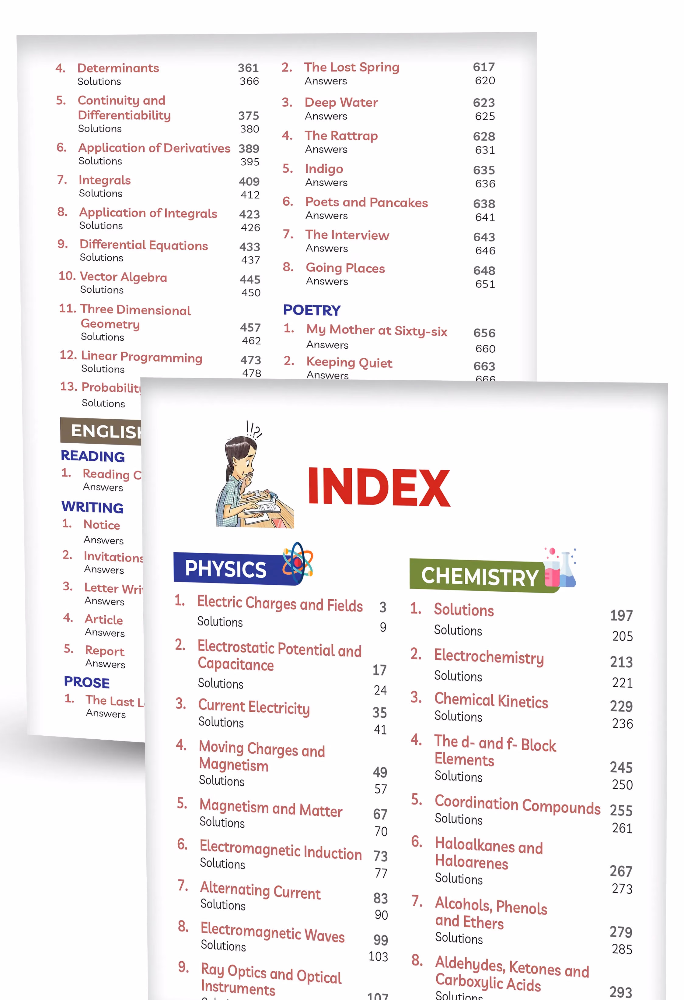 Educart CBSE Class 12 PYQs Book Granth | Chapter-wise and Topic-wise 10 Years Solved Papers - Physics, Chemistry, Mathematics & English Core For 2027 Boards (2026-2016)